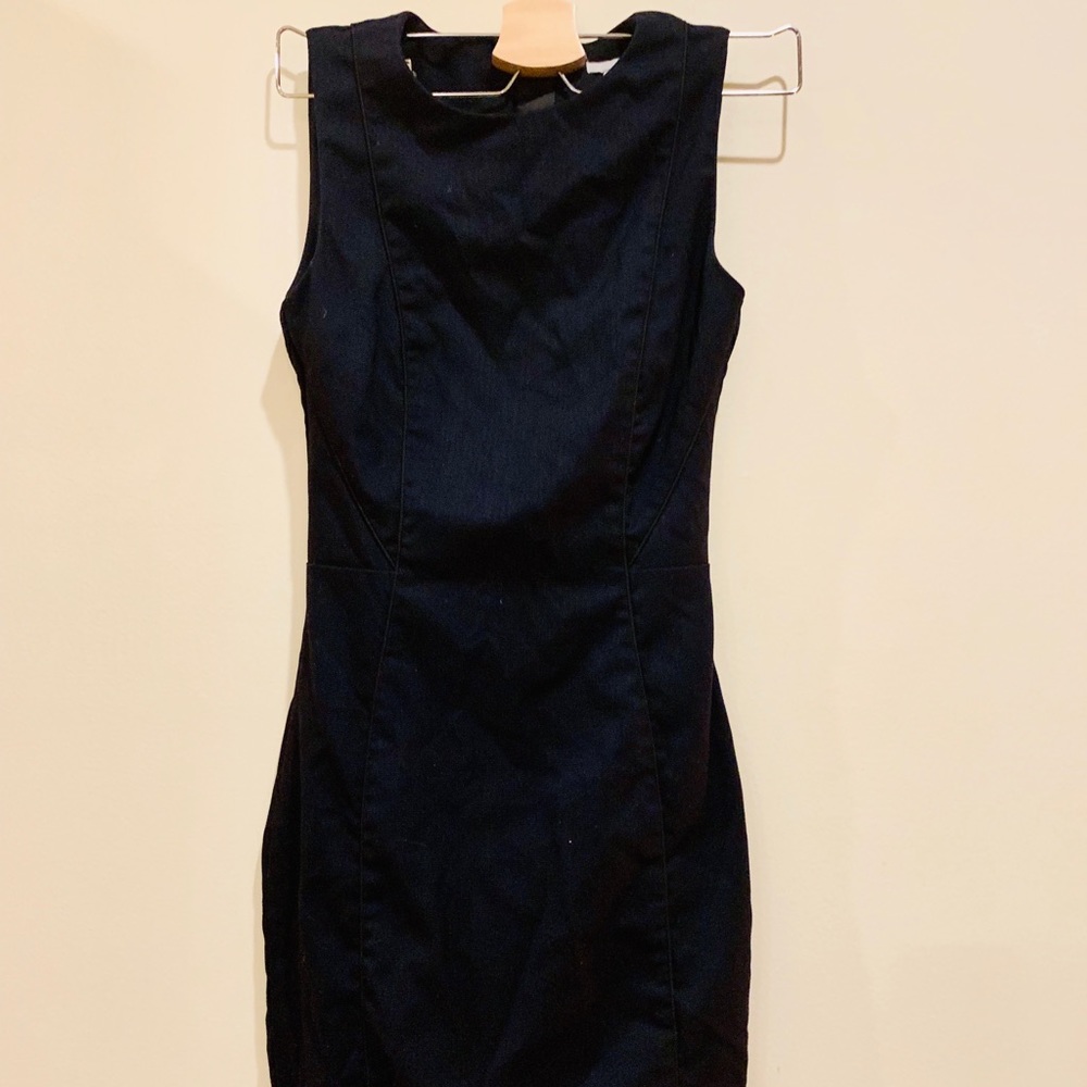 Deep navy H&M pencil dress